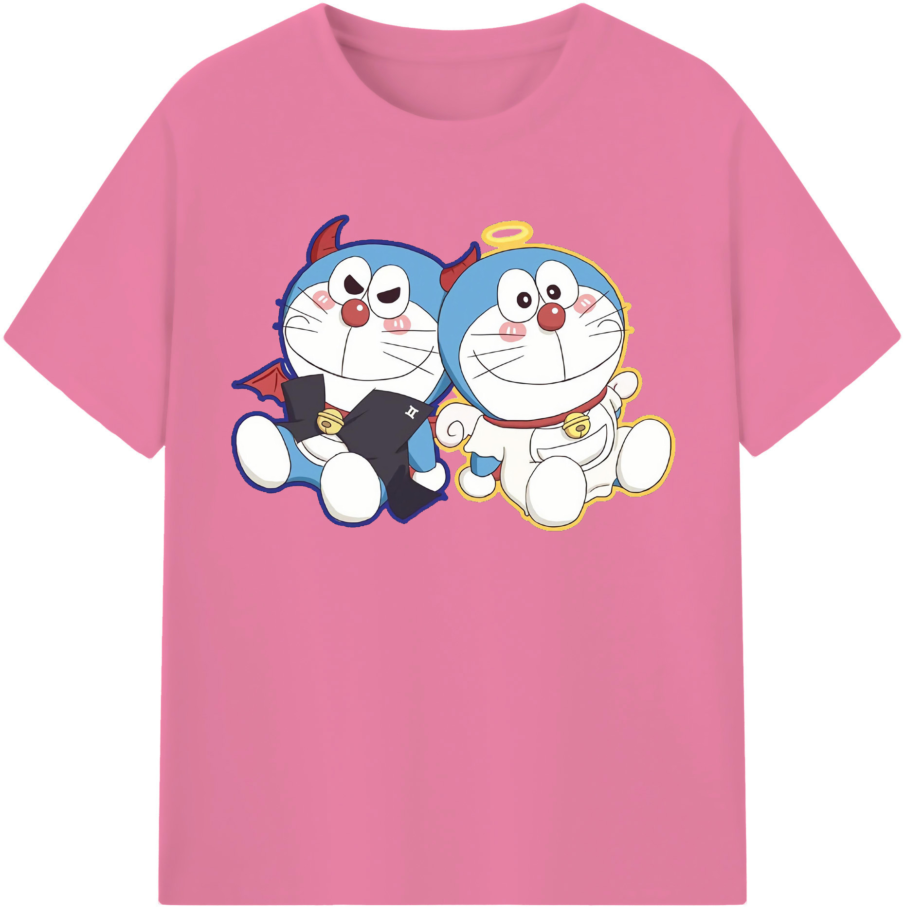 （画像用） ドラえもん Doraemon 綿100％半袖Tシャツ（フロントプリント）